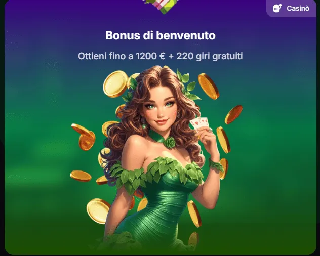Bonus di benvenuto Verde